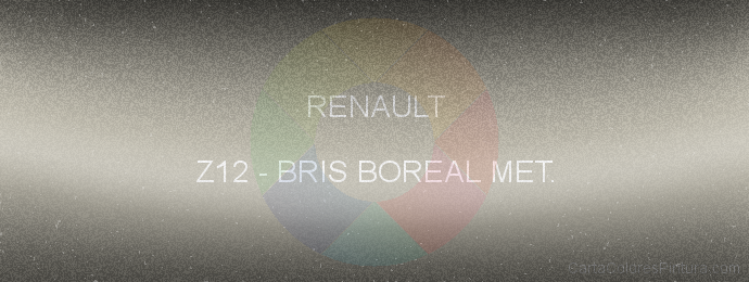 Pintura Renault Z12 Bris Boreal Met.