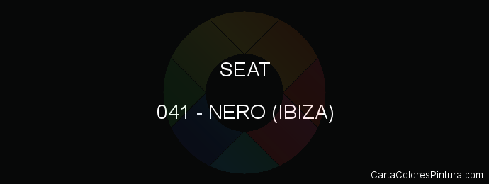 Pintura Seat 041 Nero (ibiza)