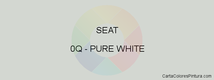 Pintura Seat 0Q Pure White