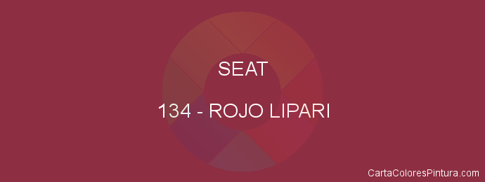 Pintura Seat 134 Rojo Lipari