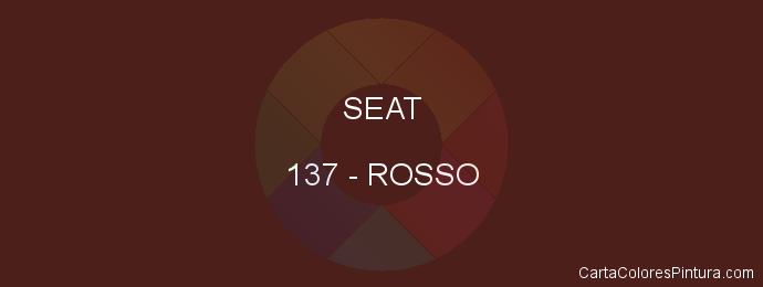 Pintura Seat 137 Rosso