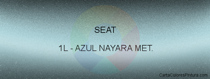 Pintura Seat 1L Azul Nayara Met.