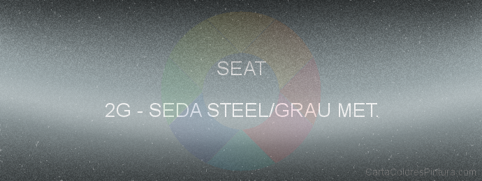 Pintura Seat 2G Seda Steel/grau Met.