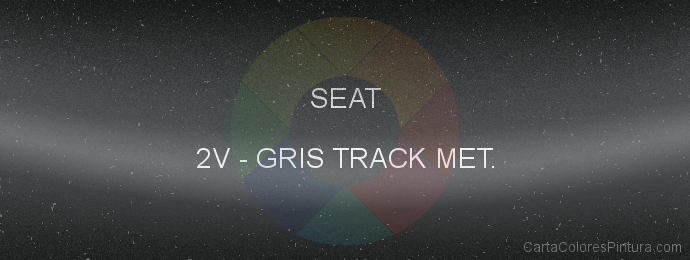 Pintura Seat 2V Gris Track Met.