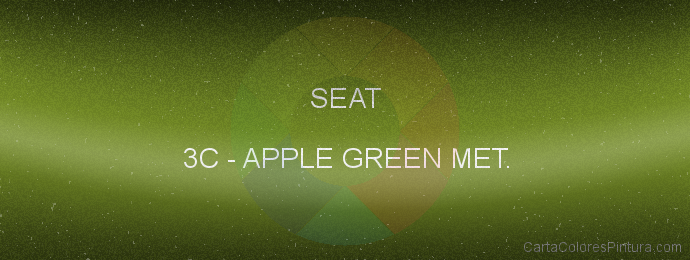 Pintura Seat 3C Apple Green Met.