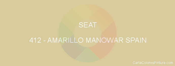 Pintura Seat 412 Amarillo Manowar Spain