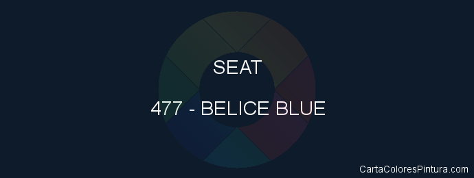 Pintura Seat 477 Belice Blue