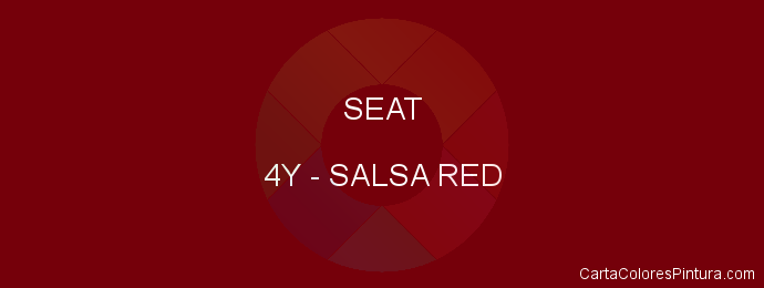 Pintura Seat 4Y Salsa Red