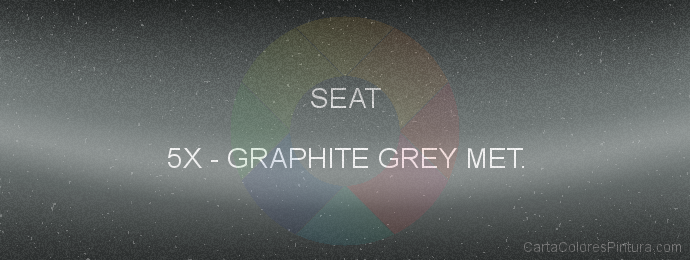 Pintura Seat 5X Graphite Grey Met.