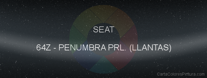 Pintura Seat 64Z Penumbra Prl. (llantas)