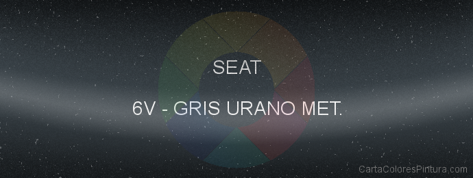 Pintura Seat 6V Gris Urano Met.