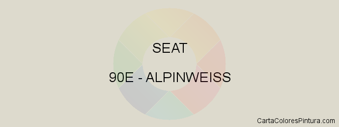 Pintura Seat 90E Alpinweiss