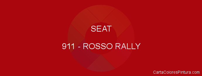 Pintura Seat 911 Rosso Rally