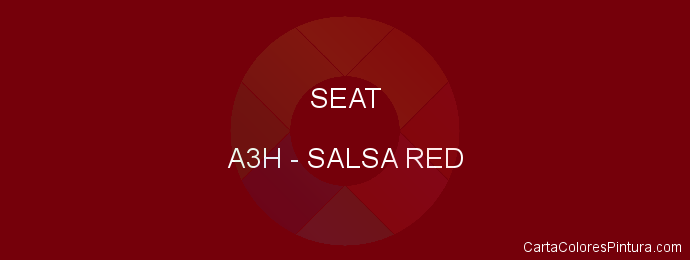 Pintura Seat A3H Salsa Red