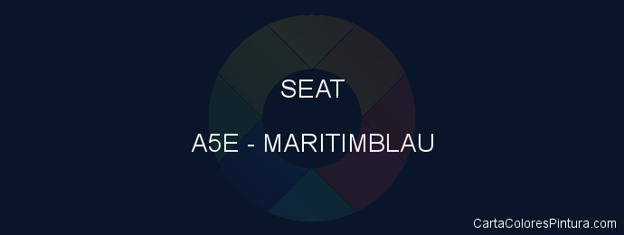 Pintura Seat A5E Maritimblau