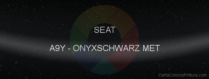 Pintura Seat A9Y Onyxschwarz Met