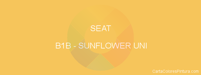 Pintura Seat B1B Sunflower Uni