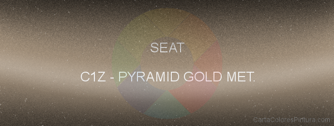 Pintura Seat C1Z Pyramid Gold Met.