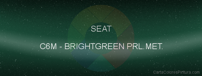 Pintura Seat C6M Brightgreen Prl.met.