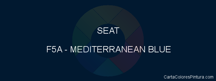 Pintura Seat F5A Mediterranean Blue