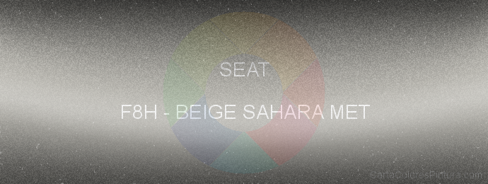 Pintura Seat F8H Beige Sahara Met