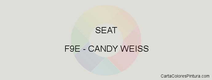 Pintura Seat F9E Candy Weiss