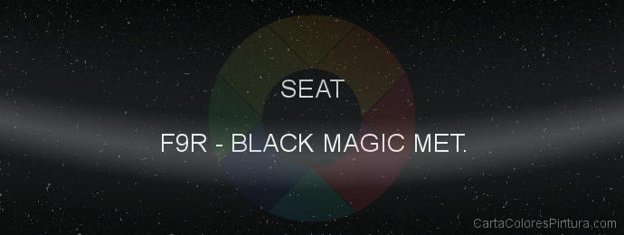 Pintura Seat F9R Black Magic Met.