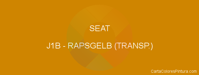 Pintura Seat J1B Rapsgelb (transp.)