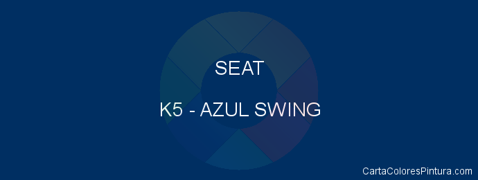 Pintura Seat K5 Azul Swing