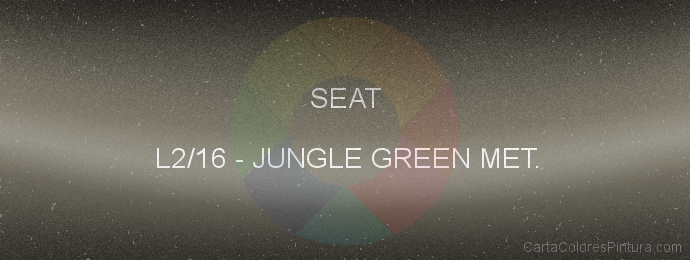 Pintura Seat L2/16 Jungle Green Met.
