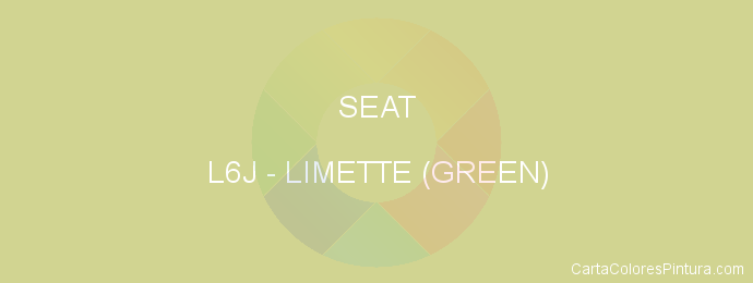 Pintura Seat L6J Limette (green)