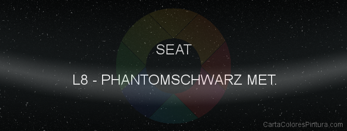 Pintura Seat L8 Phantomschwarz Met.