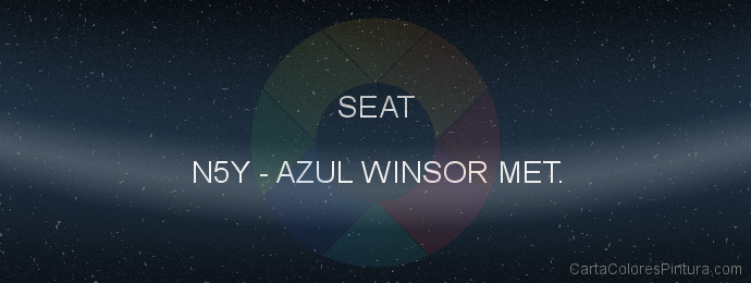 Pintura Seat N5Y Azul Winsor Met.