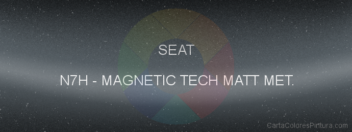 Pintura Seat N7H Magnetic Tech Matt Met.
