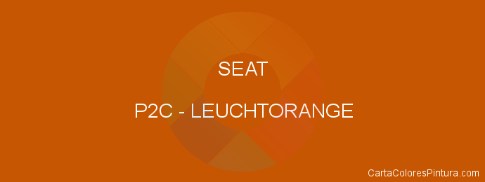 Pintura Seat P2C Leuchtorange