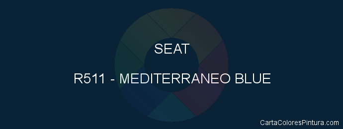 Pintura Seat R511 Mediterraneo Blue