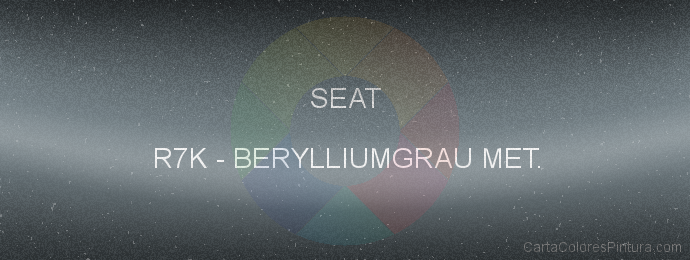 Pintura Seat R7K Berylliumgrau Met.