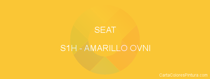 Pintura Seat S1H Amarillo Ovni