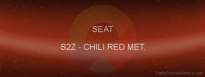 Pintura Seat S2Z Chili Red Met.