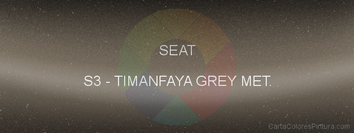 Pintura Seat S3 Timanfaya Grey Met.
