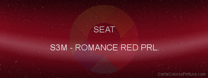 Pintura Seat S3M Romance Red Prl.