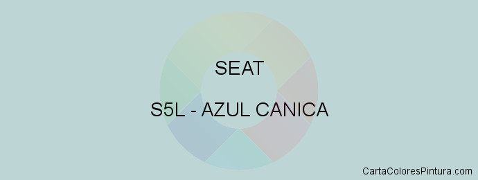 Pintura Seat S5L Azul Canica