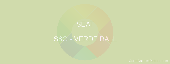 Pintura Seat S6G Verde Ball