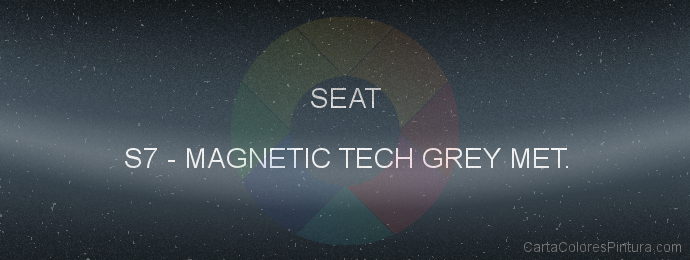 Pintura Seat S7 Magnetic Tech Grey Met.