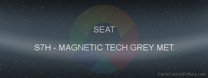 Pintura Seat S7H Magnetic Tech Grey Met.