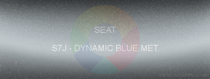 Pintura Seat S7J Dynamic Blue Met.