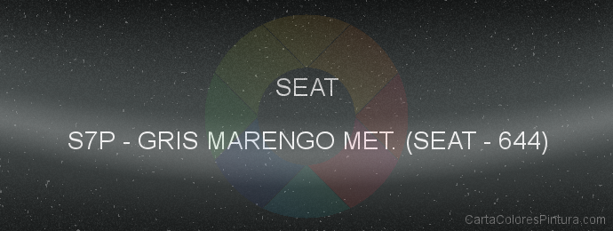 Pintura Seat S7P Gris Marengo Met. (seat - 644)