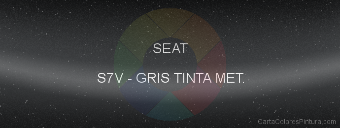 Pintura Seat S7V Gris Tinta Met.
