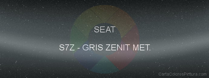 Pintura Seat S7Z Gris Zenit Met.