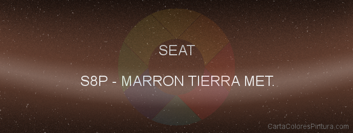 Pintura Seat S8P Marron Tierra Met.